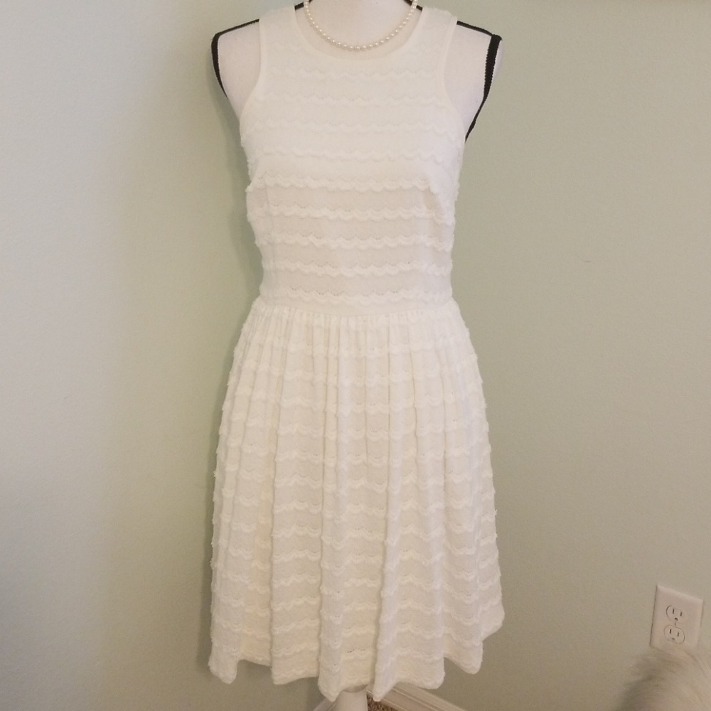 Trina Turk White Sleeveless Dress